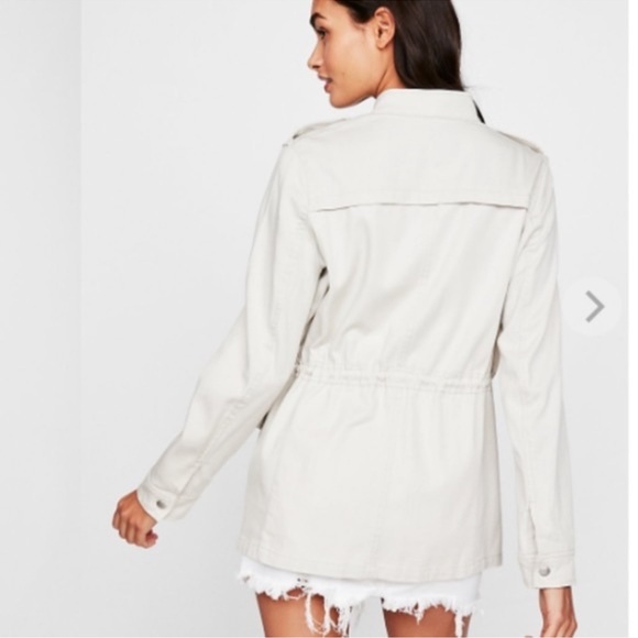 EXPRESS MILITARY Twill 4-Pocket Jacket - Picture 3 of 11